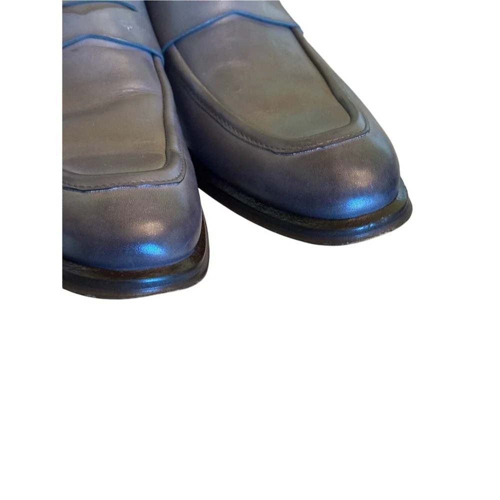 Cole Haan Men Modern Classics Leather Penny Loafers Sz 11 Grand 360 Cushion Gray